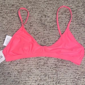 White fox boutique bikini top